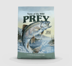Taste of the Wild PREY Trout - อาหารสุนัข สูตรกลับสู่ธรรมชาติ สำหรับสุนัขแพ้ง่าย สูตรปลาเทร้าท์ 680g (454450)