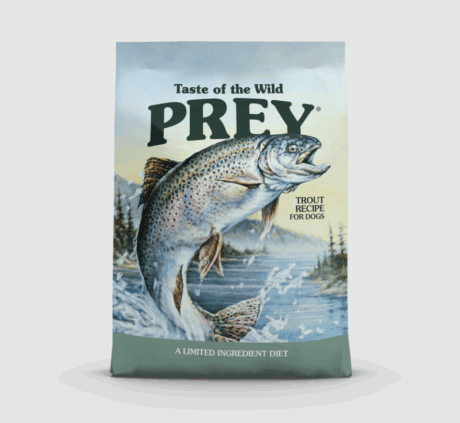 Taste of the Wild PREY Trout - อาหารสุนัข สูตรกลับสู่ธรรมชาติ สำหรับสุนัขแพ้ง่าย สูตรปลาเทร้าท์ 680g (454450)