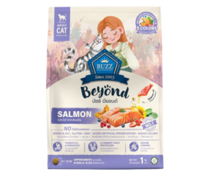 Screenshot_from_2024-10-28_16-57-05-removebg-preview BUZZ Beyond Gluten Free Salmon Flavor - อาหารเม็ดสำหรับแมวสำหรับแมวโต ทุกสายพันธุ์ รสเนื้อปลาแซลมอน 1kg