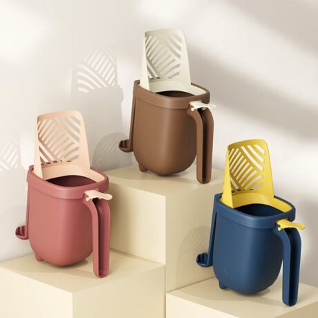 Cat Litter Scoop 2 in 1 - ที่ตักทรายแมว พร้อมที่เก็บถุงขยะ (651230)