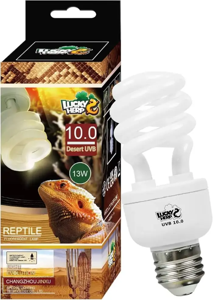 Lucky-Herp-Desert-UVB-10-13w Lucky Herp Desert UVB 10.0 Reptile Fluorescent Lamp 13W - หลอดไฟให้แสงยูวีบีสูง 10.0 หน่วย 13 วัตต์ (767744)