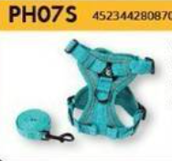 Pet Harness & Leash Set -S - สายจูง + รัดอกสำหรับสัตว์เลี้ยง ความยาว 150 ซม. ขนาดหน้าอก 26-36 ซม. เส้นรอบวงคอ 30-36 ซม. (772418)