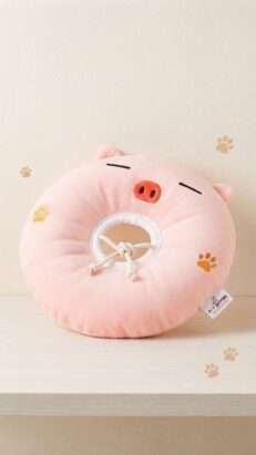 Pets Collar AR2918 Size S - คอลล่ากันเลียทรงหมู ไซส์ S (793517)