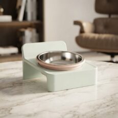 Pet Bowl - ชามสัตว์เลี้ยงแสตนเลสทรงเก้าอี้ (798116)