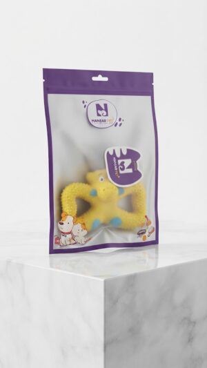 798200 NanBarPet Dog Toys Rubber - ยางกัดสำหรับสัตว์เลี้ยงบีบมีเสียง (798200)