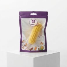 NanBarPet Dog Toys Rubber - ยางกัดรูปทรงข้าวโพดบีบมีเสียง (798212)