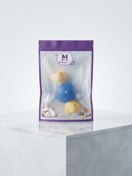 NanBarPet Dog Toys Rubber - ยางกัดรูปทรงกระดูกบีบมีเสียง (798218)