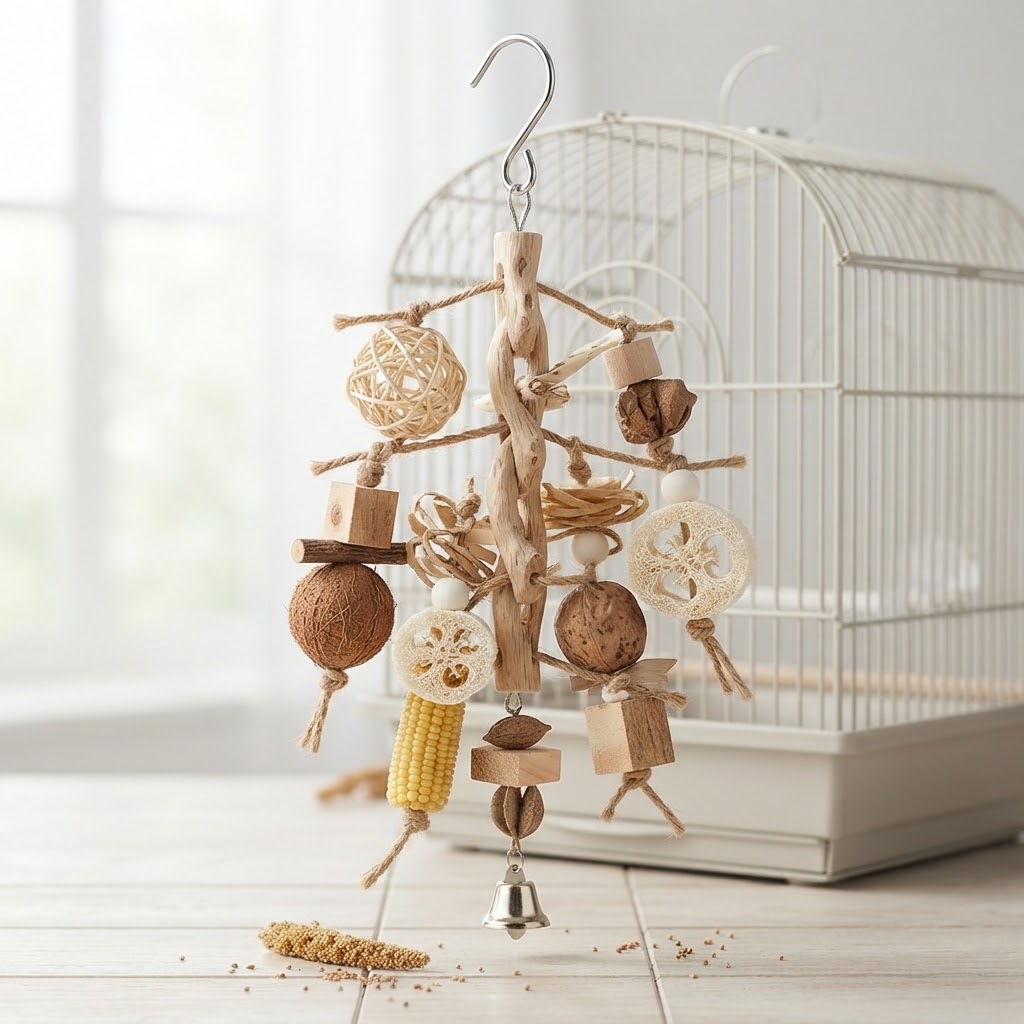 Bird Toy - โมบายสำหรับนกกัดแทะ (803703)