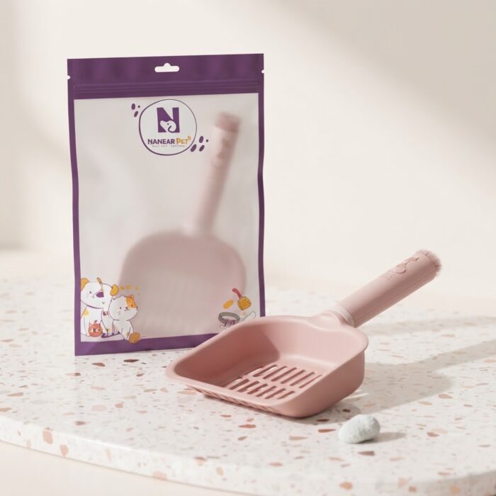 804855 NanBarPet Cat Litter Scoop359 - ที่ตักทรายแมวพลาสติก (804855)