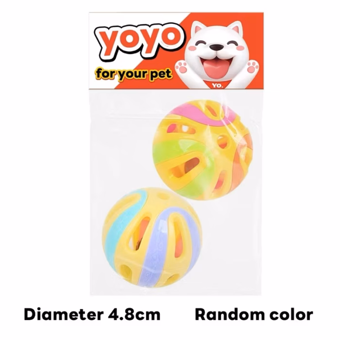 S__106717213 (1) YOYOPET Pet ball toy with bell - ลูกบอลกระดิ่งสำหรับสัตว์เลี้ยง (795367)