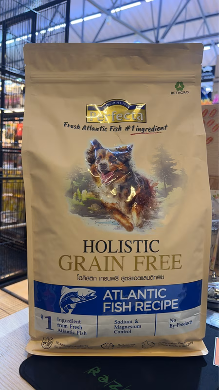 S__110428165 Perfecta Fresh Atlantic Fish Holistic Grain Free - โฮลิสติก เกรนฟรี สูตรแอตแลนติกฟิช 2.5kg (801349)