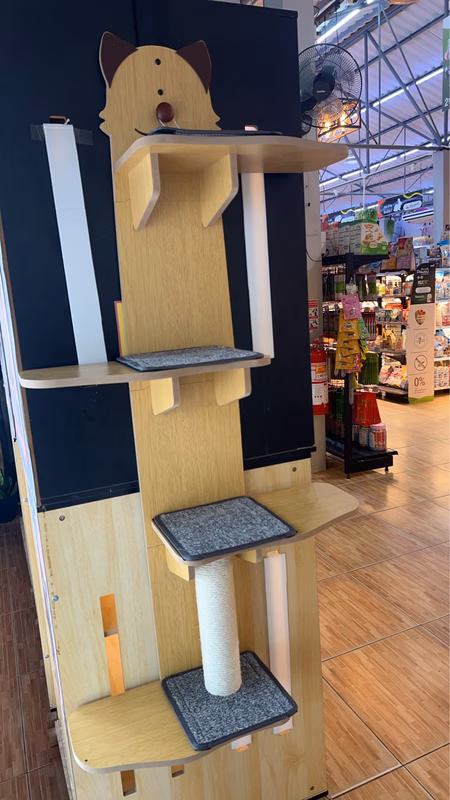 S__112869383 Door Hanging Cat Tree - คอนโดแมวแขวนประตู (804849)