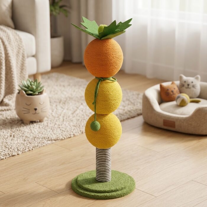 807918 Cat Scratcher K-TOY36 - ลับเล็บแมวผลไม้สามสี (807918)