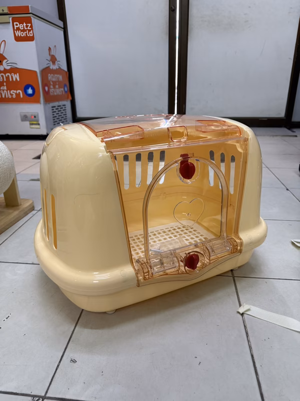 S__1941549 Pet Carrier Box - กล่องเดินทางสำหรับสัตว์เลี้ยง 2ประตู (51x36x33)(808357)